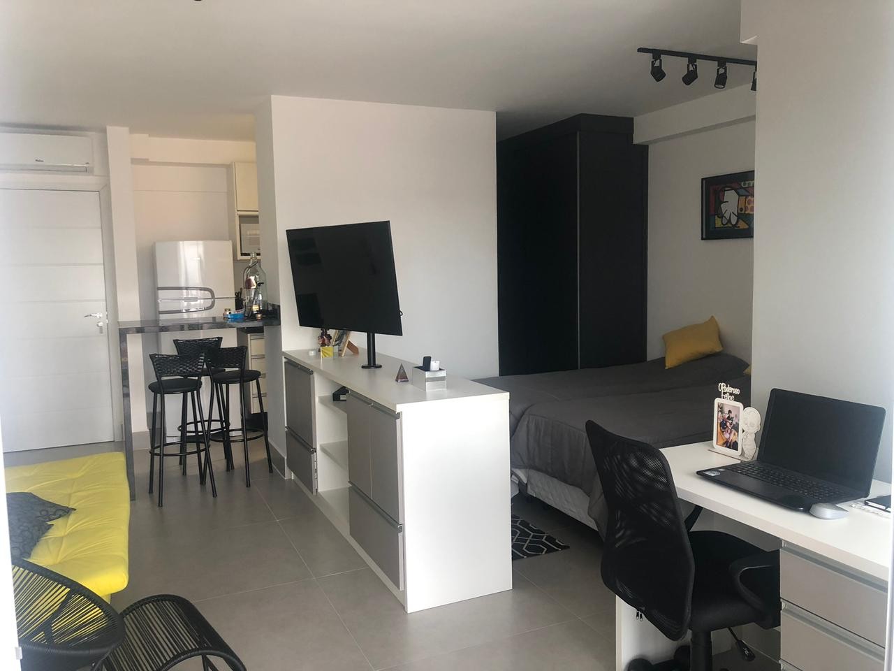 Apartamento para Venda, em Campinas, bairro Bosque, 1 dormitório, 1 banheiro, 1 suíte, 1 vaga - Foto 4